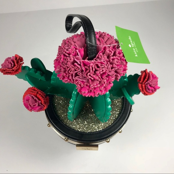 KATE SPADE Scenic Route Cactus 3D Wristlet Clutch - Picture 3 of 8